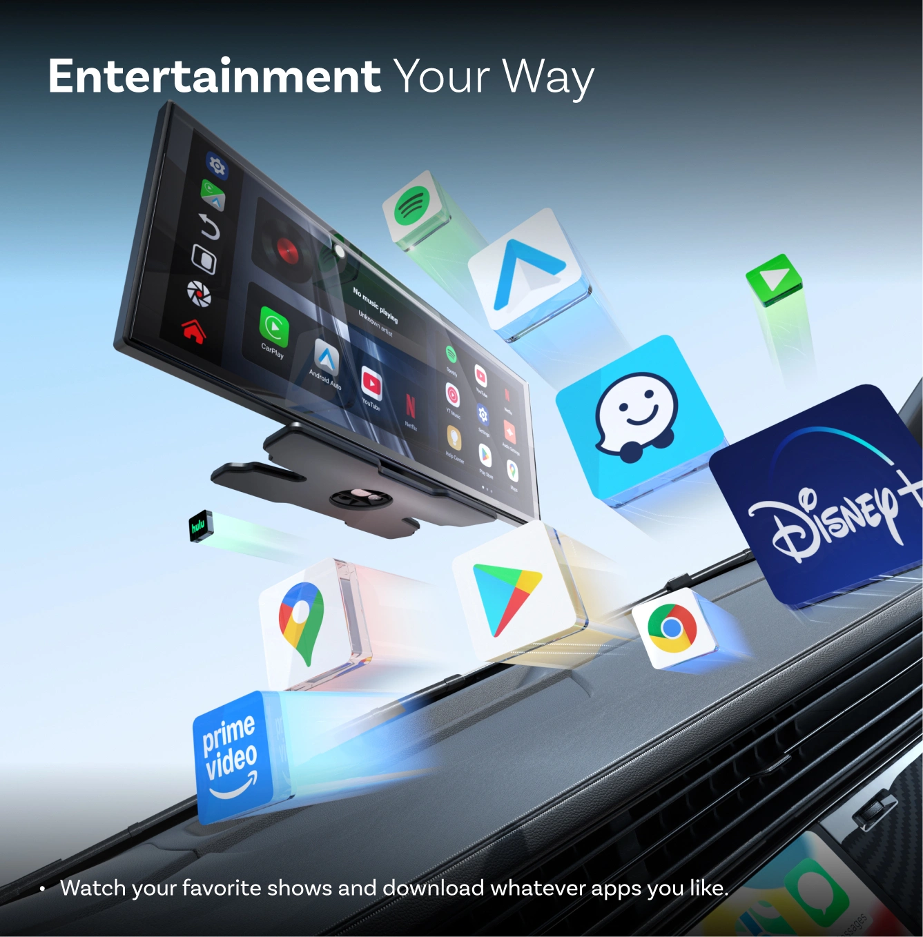 ottoScreen CarPlay Android Auto 対応 Ottoscreen AI