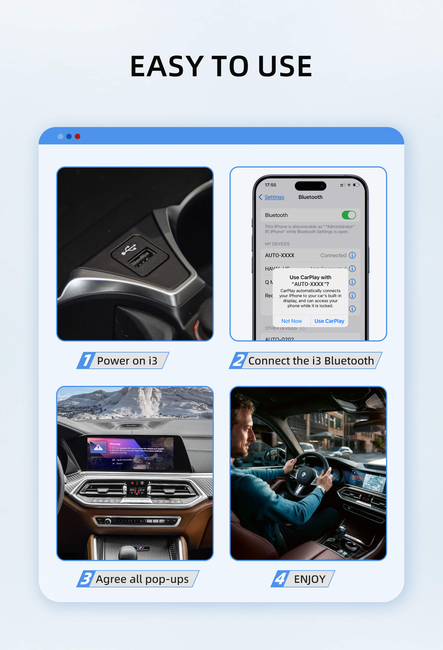 OttoAibox i3 BMW CarPlay AI Box OttoAibox i3 BMW CarPlay AI Box