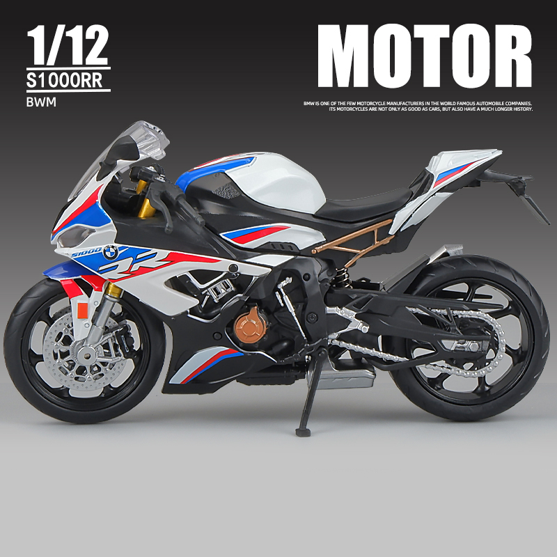 1:12 Scale BMW S1000RR Motorcycle Model