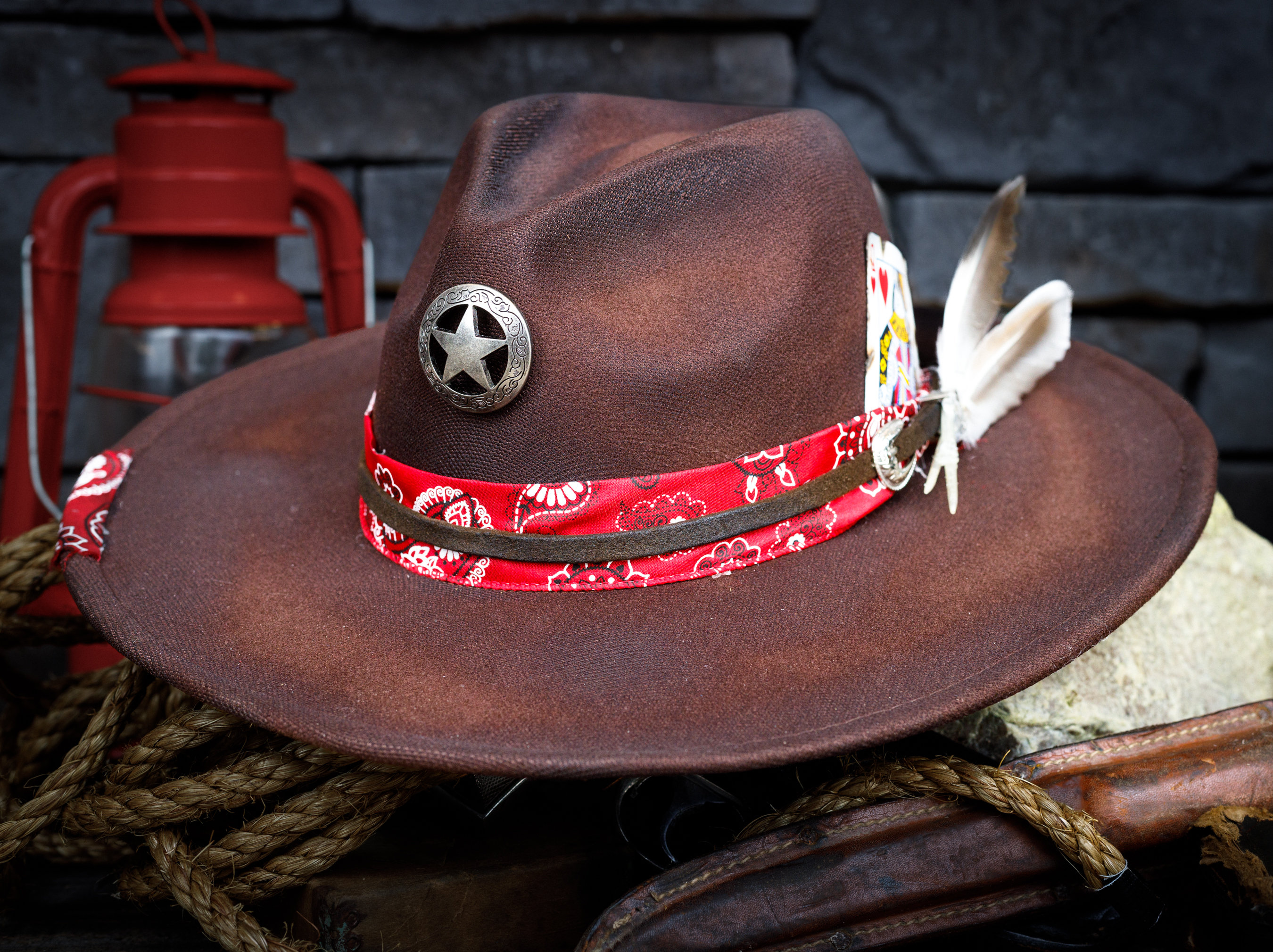 R. Grimes Cowboy Fedora Hat