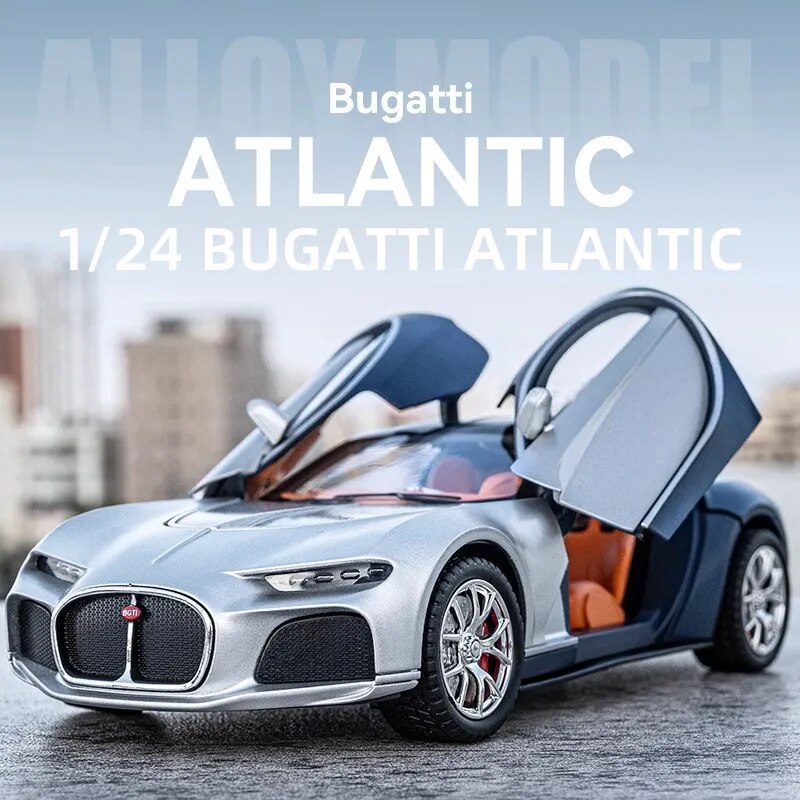 1/24 Bugatti Atlantic Alloy Diecast Simulation Model 