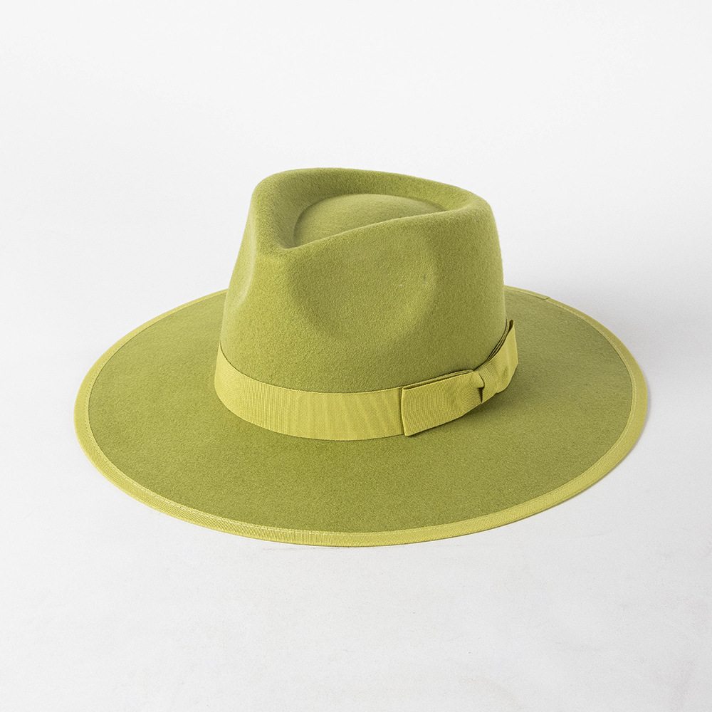 Rose Classic Fur Felt Hat - Matcha Green