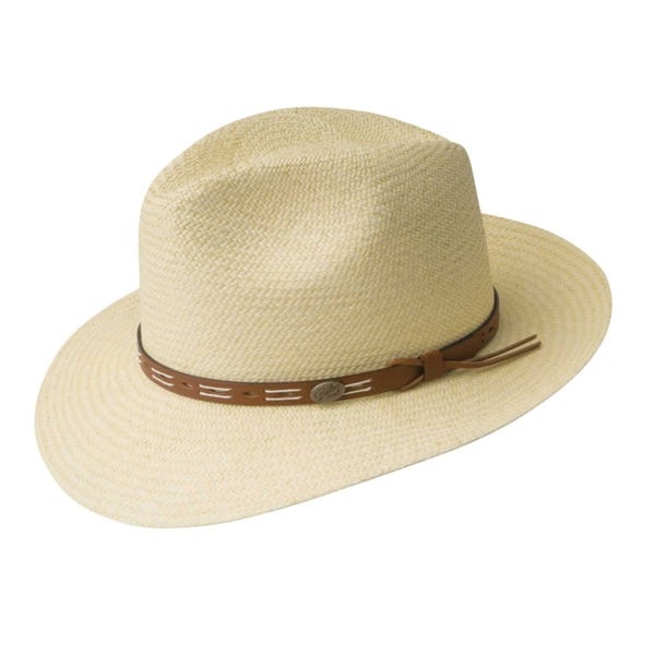 Genuine Panama hat-CUTLER Natural[BUY 2 FREE SHIPPING & BOX PACKING]