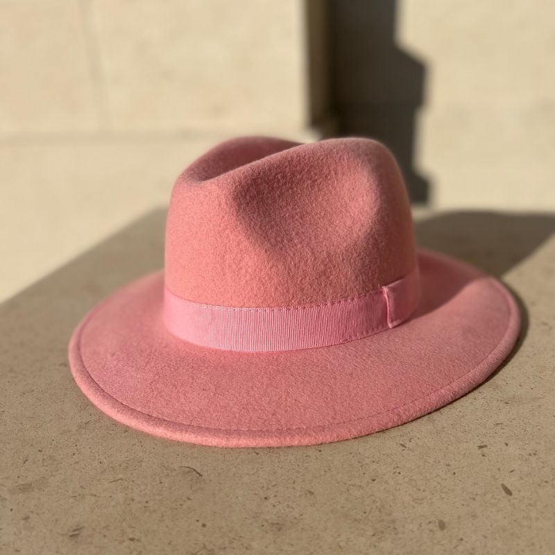 Wool unisex hat - Pink