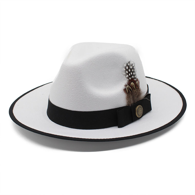 Craig Woolen Gentleman Hat-White