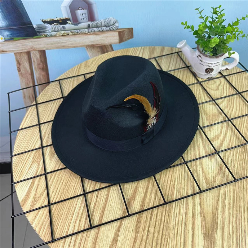 Reynold Gentleman Fedora Hat - Black