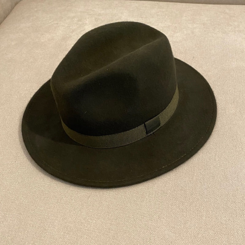 Wool unisex hat - Khaki