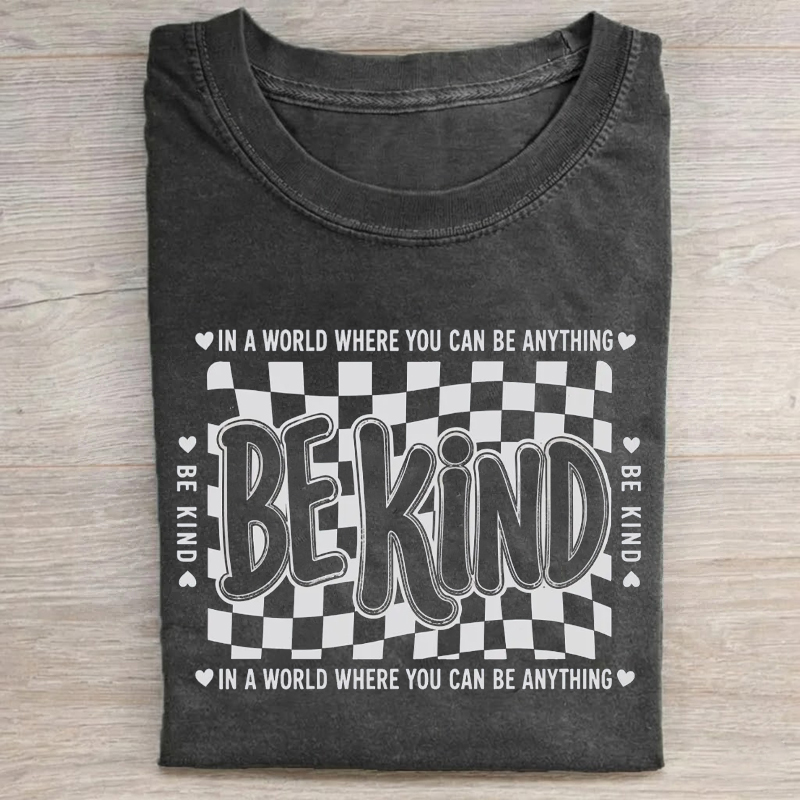 Be Kind Retro Motivational Teacher T-Shirt