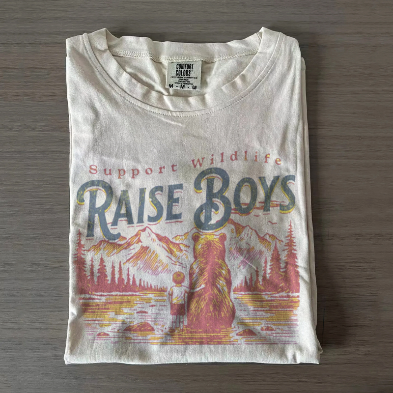 Support Wildlife Raise Boys T-Shirt