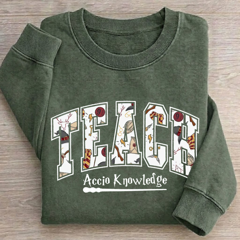 Funny Wizard Teacher Sweatshirt
