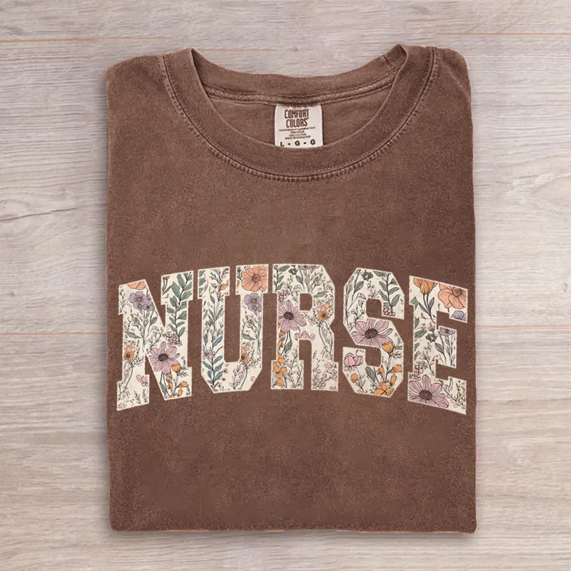 Wildflower Nurse T-Shirt