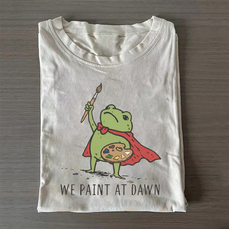  Funny Frog Art Teacher T-Shirt