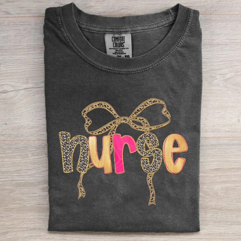 Nurse Leopard Coquette T-Shirt