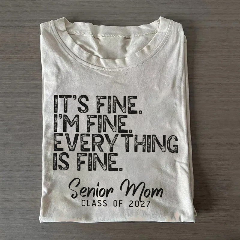 Senior Mom Class of 2027 T-Shirt