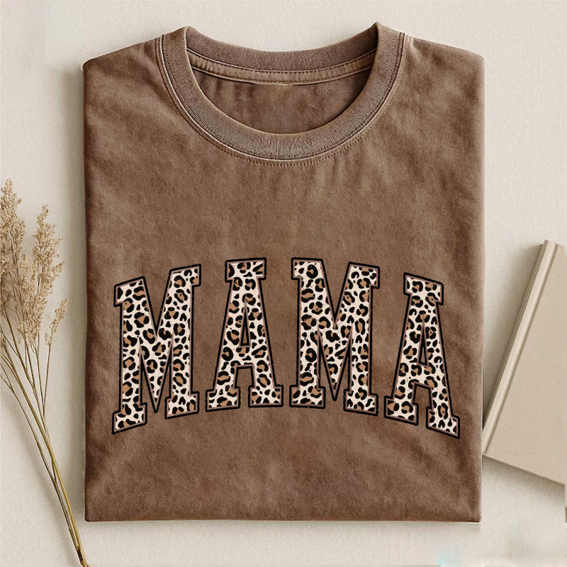 Leopard Mama Mothers Day T-Shirt