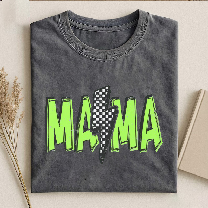Retro Neon Mama Mothers Day T-Shirt