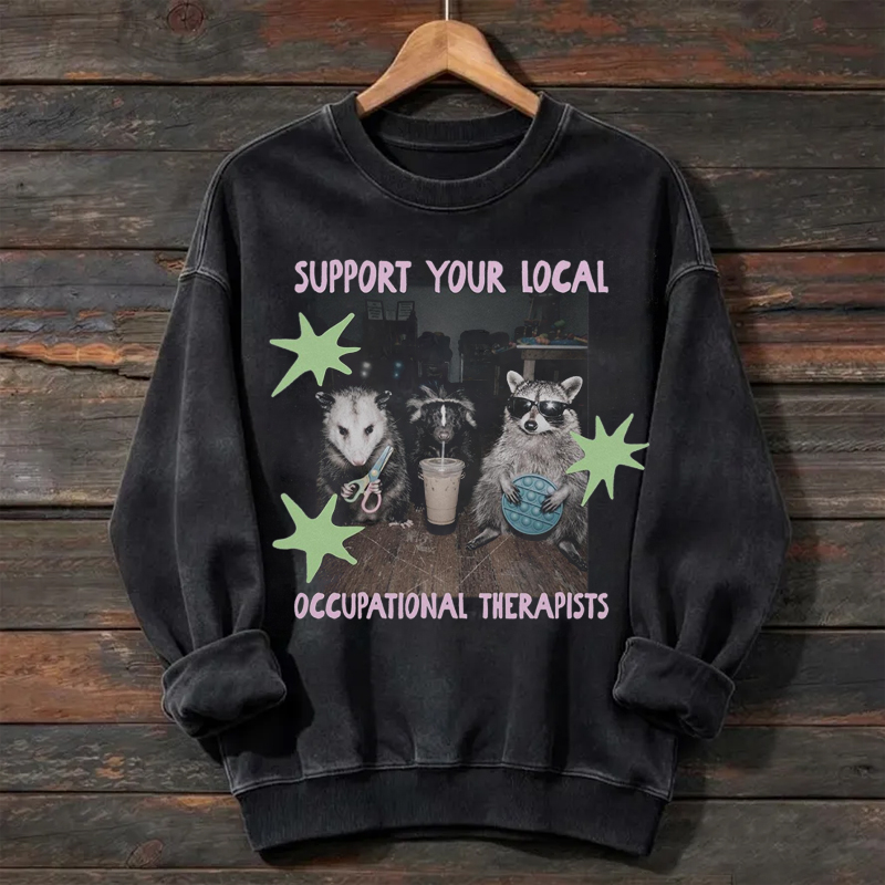 Occupational Therapist Raccoon T-shirt