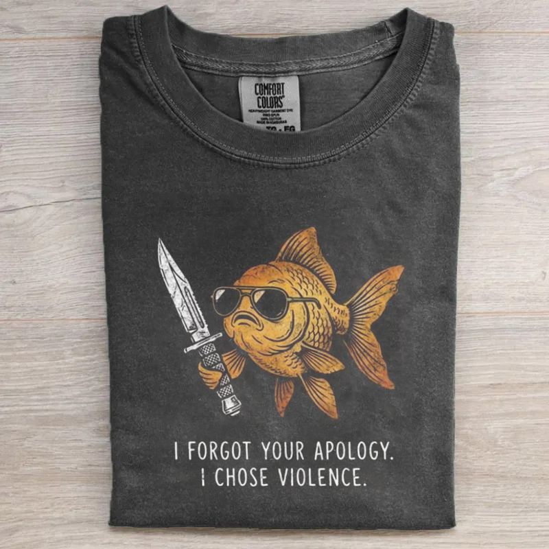 Funny Goldfish Sarcastic Quote T-Shirt