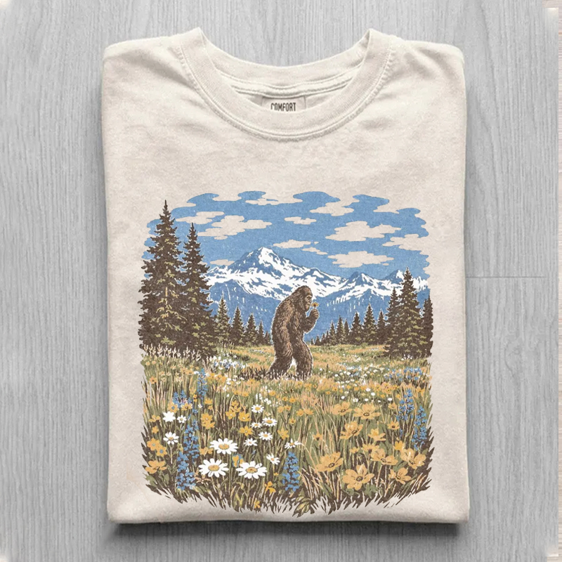 Vintage Sasquatch Funny Cryptid T-Shirt