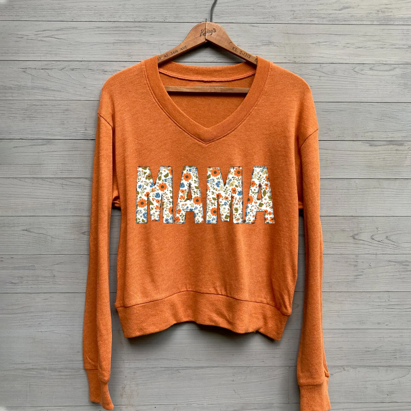  Mama Floral Mama Mothers Day T-Shirt