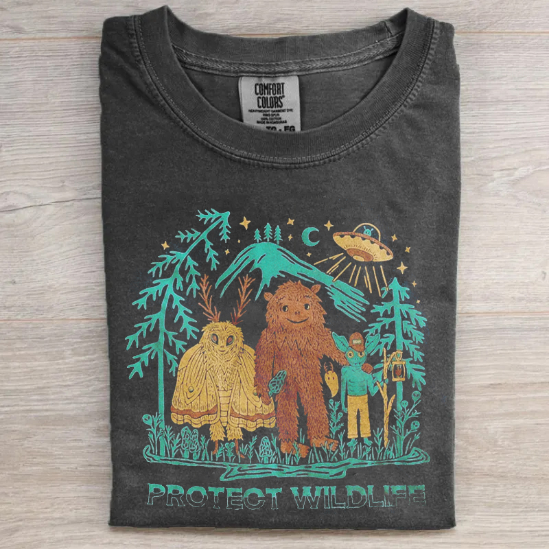 Cryptid Bigfoot National Parks T-Shirt 
