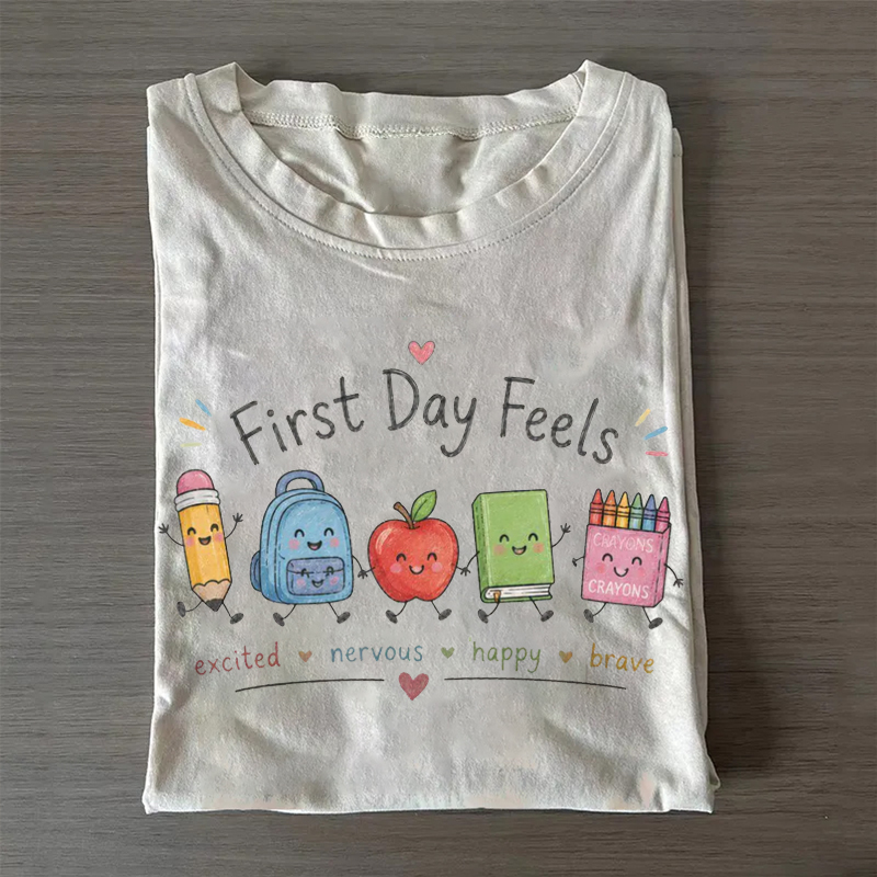 First Day Feels Back To School Teacher T-Shirt