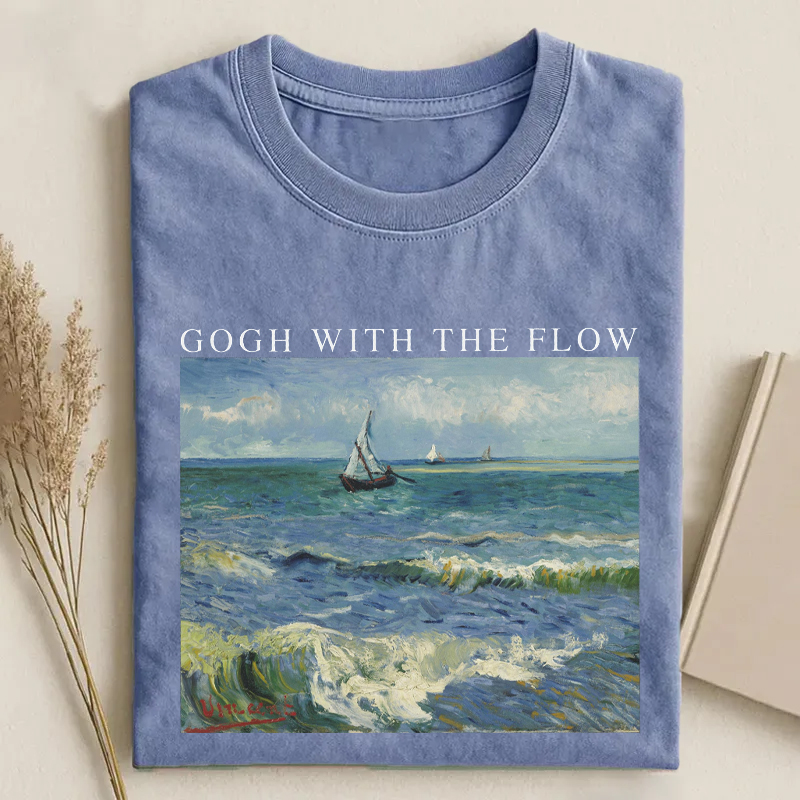 Art Teacher Gogh With the Flow T-Shirt