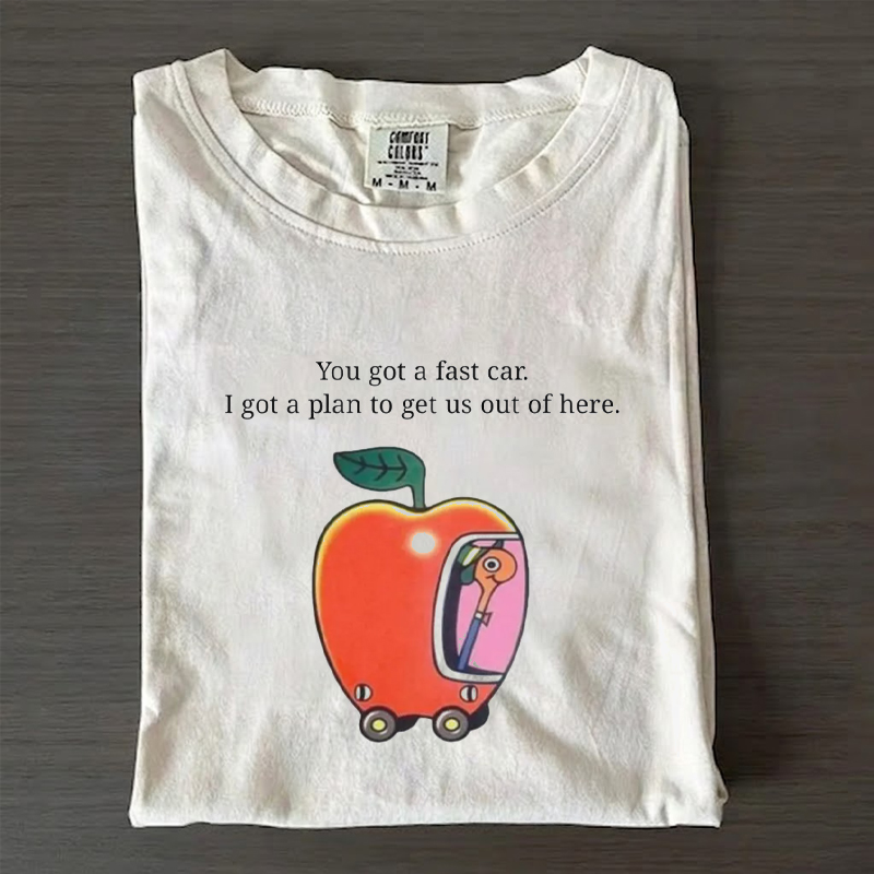  Fast Car Apple Car Driving T-Shirt