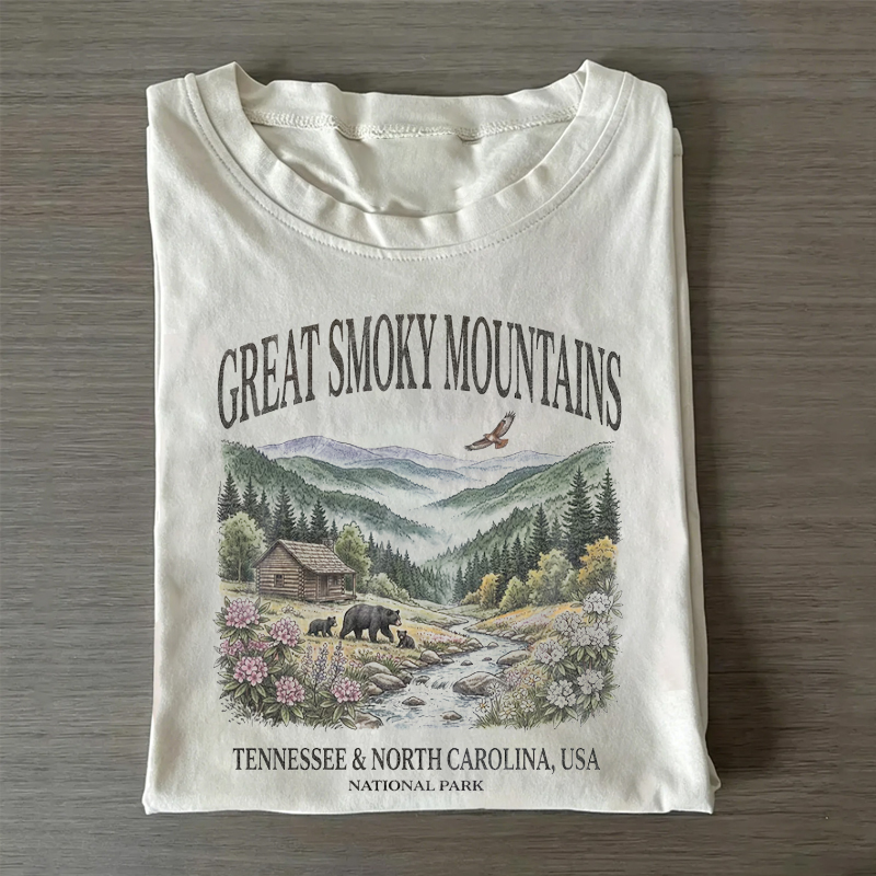 Great Smoky Mountains National Park Vintage 90s T-Shirt
