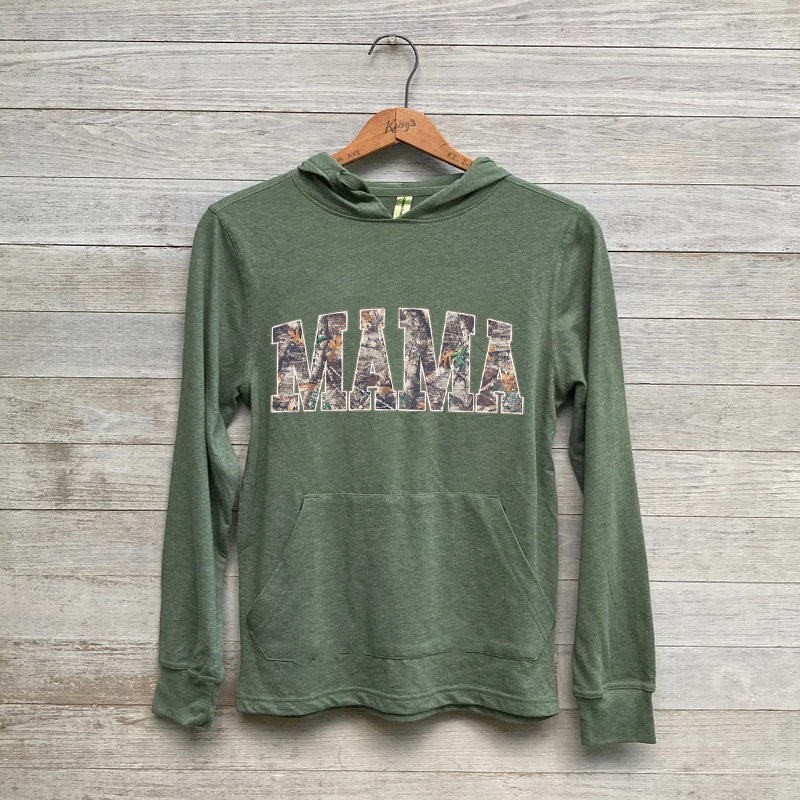  Hunting Mama Camo Mama Mother's Day Hoodie