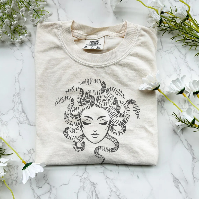 Medusa Greek Mythology Feminist T-Shirt