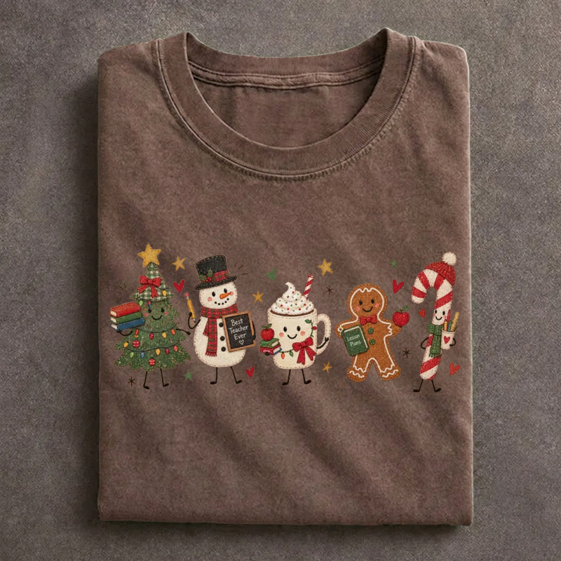  Christmas Teacher T-shirt