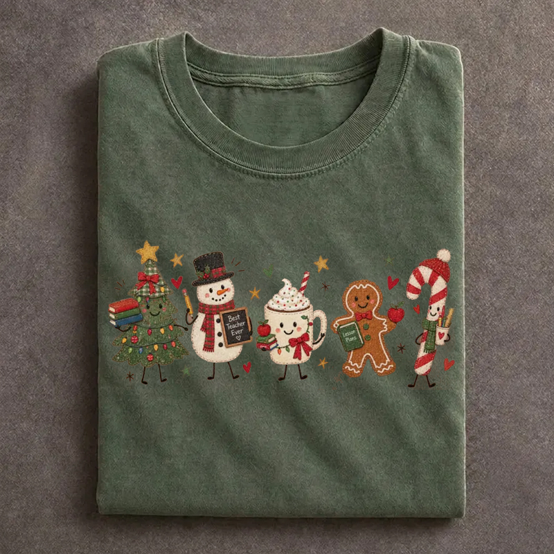  Christmas Teacher T-shirt