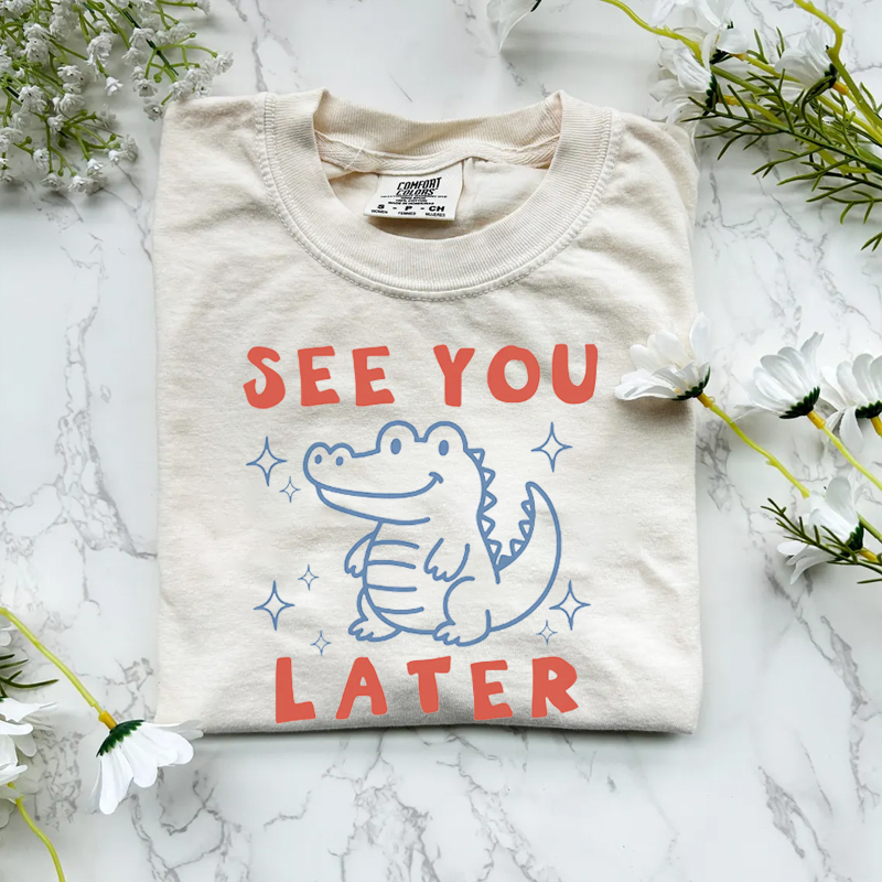 Last Day of School See You Later Alligator Teacher Summer T-Shirt