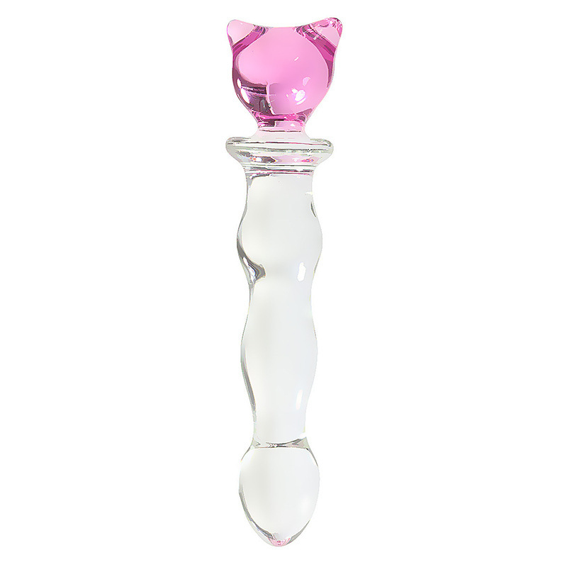 Crystal Glass Pleasure Wand Dildo Penis - Have A G-Spot Or P-Spot Orgasm!