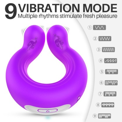 U-nique Multipurpose vibrator for couples