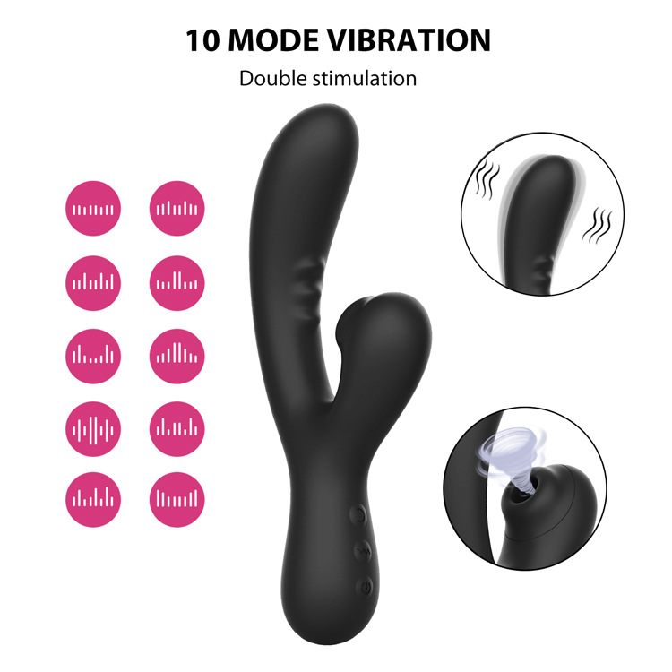 Deep Penetrating Dual-Action Air Pulse Vibrator - G-Spot & A-Spot Stimulation!