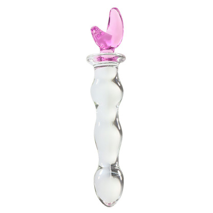 Crystal Glass Pleasure Wand Dildo Penis - Have A G-Spot Or P-Spot Orgasm!