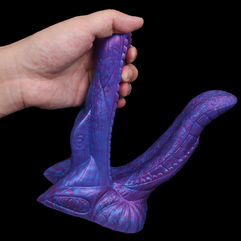 Alligator Mouth Conjoined Double Head Penis Sex Toy