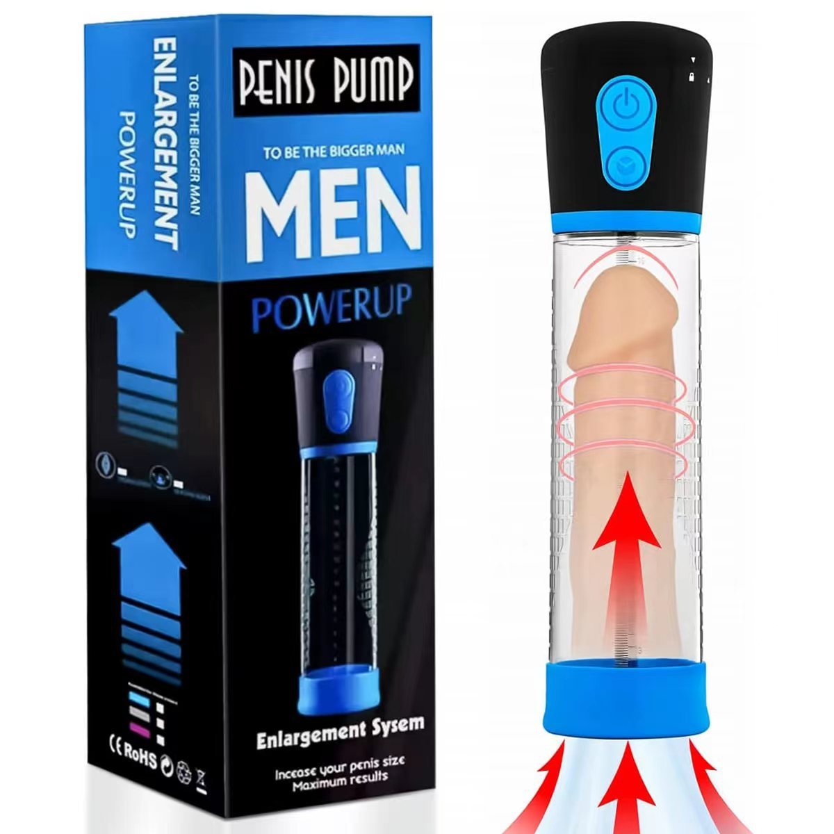 Male Masturbation Toy for Enlargement & Erection Boost-Enhance Your Confidence with Electric Penis Vacuum Pump