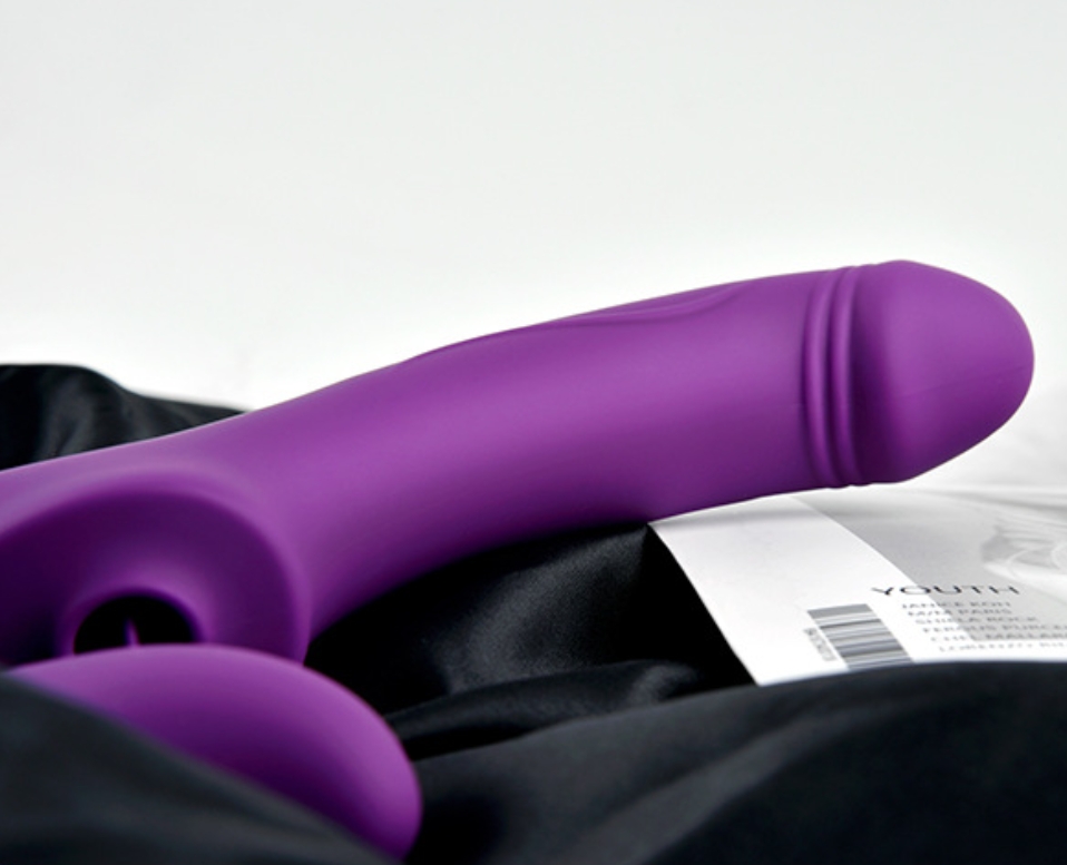 Soul kiss Air pulse tongue remote control strapless strap-on