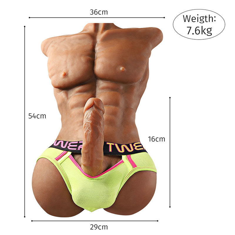 16.7bls Daniel 6.3“ Dildo Muscular Man Realistic Sex Toy