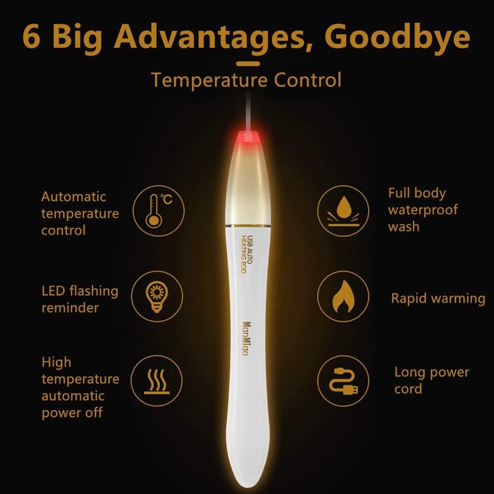 NUHUi AUTO Toys Heater Stick - Portable USB Hand Warmer with 38℃ Automatic Temperature Control