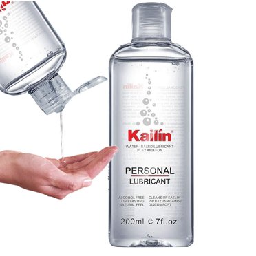 Kailin Water Based Personal Lubricant for Men and Women and Couples Water-Based Long Lasting Natural Feel Non-Stain 200ml / 6.8oz
