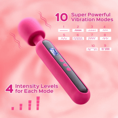 Savvy - Extra Powerful Wand Massager with LED Display Screen