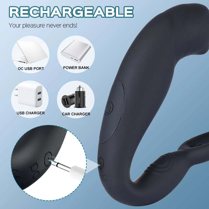 Demon - Remote Control Prostate Massager & Vibrating Penis Ring