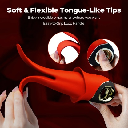 Gina - G-Spot & Clit Flickering Tongue Vibrator