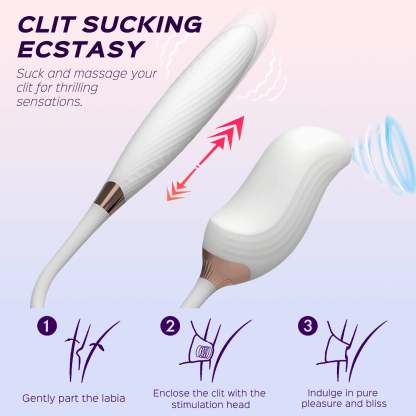 Vicky - Clit Sucking Stimulator Pulsating G-spot Vibrator