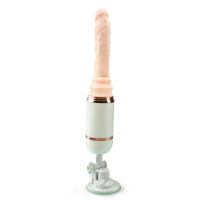 Spirit sex machine Thrusting vibrator with suction cup