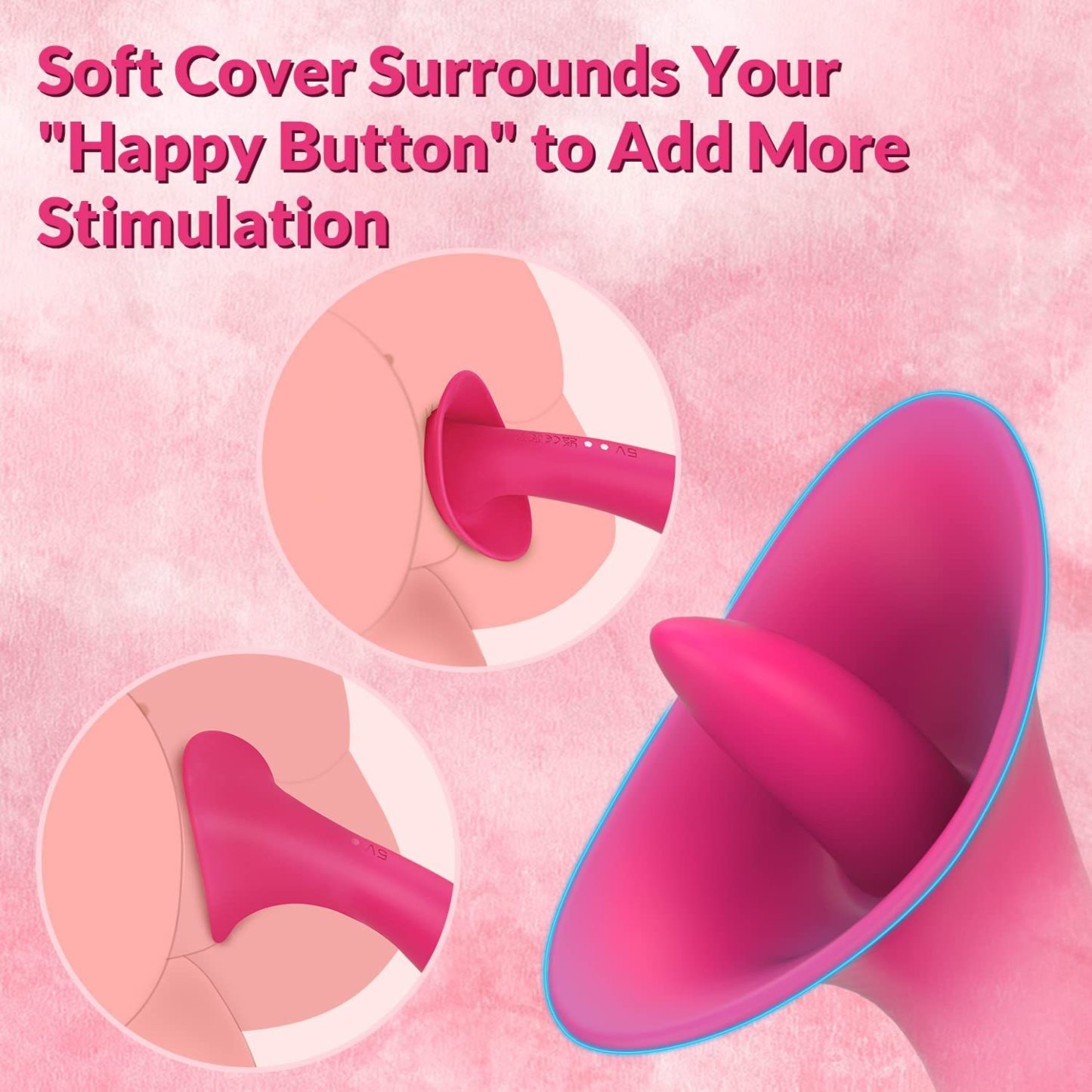 Adele Clit Licking Tongue Vibrator with G-Spot Stimulator: Unleash Your Pleasure
